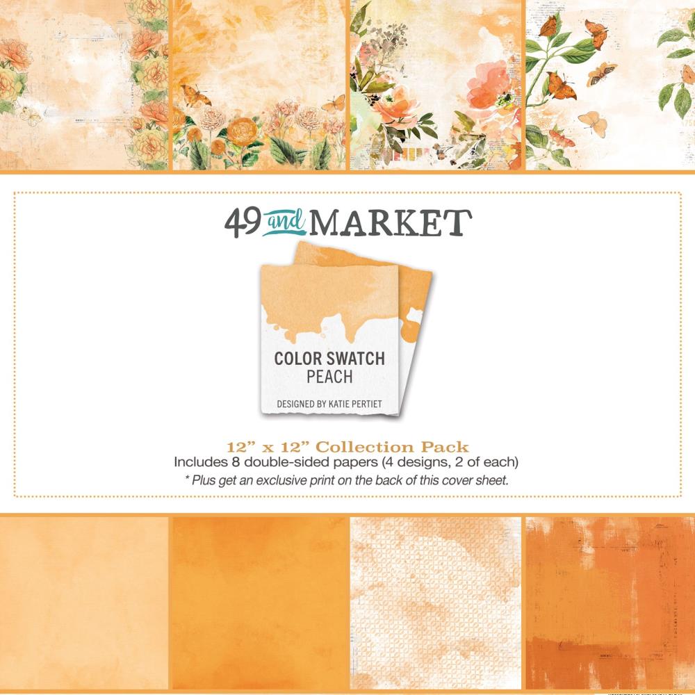 49 & Market Color Swatch Peach 12 x 12 Collection Pack